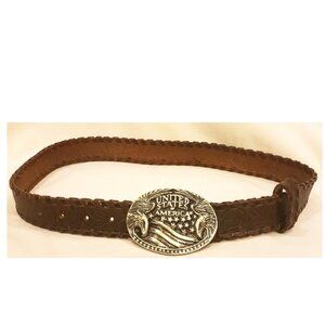 SONOMA Belt United States of America Metal Buckle Sz-Large (~38x1.5")